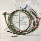 philip CBL 再利用可能な ECG リード線 5 リードセット スナップ AAMI ICU M1644A 989803144991