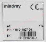 Mindray A6 IPM IBPモジュールの忍耐強いモニターはPN 115-011827-00を分ける